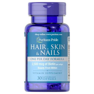 Puritan's Pride Hair Skin & Nails Tablet 30s